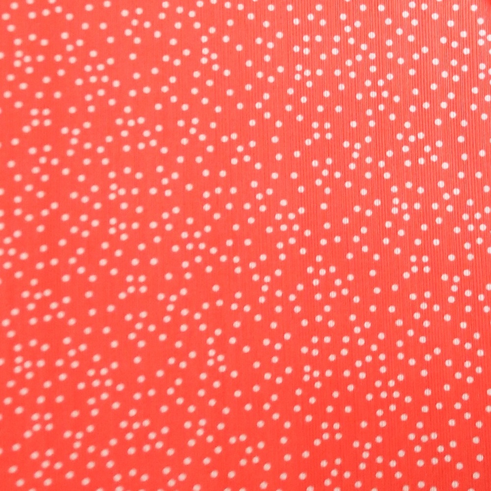 CURE Coral Polka Dot Flutter Sleeve Top | 3XL - Picture 7 of 12